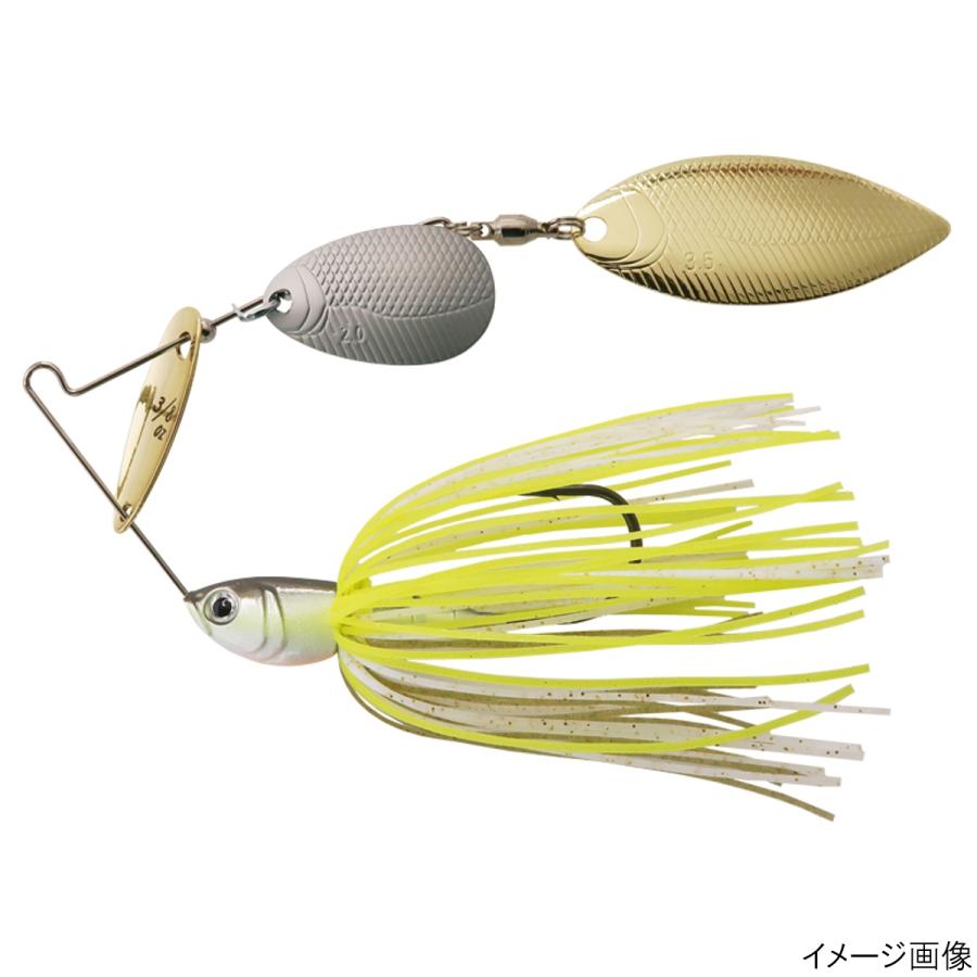 ボトムアップ スピナーベイト ビーブル 3/8oz TW S402 ホワイト