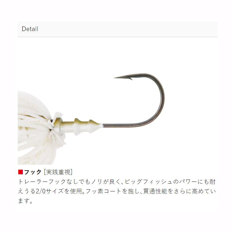 ボトムアップ スピナーベイト チビーブル 1/4oz DW S420 プロブルーシャッド【ゆうパケット】｜point-i｜04