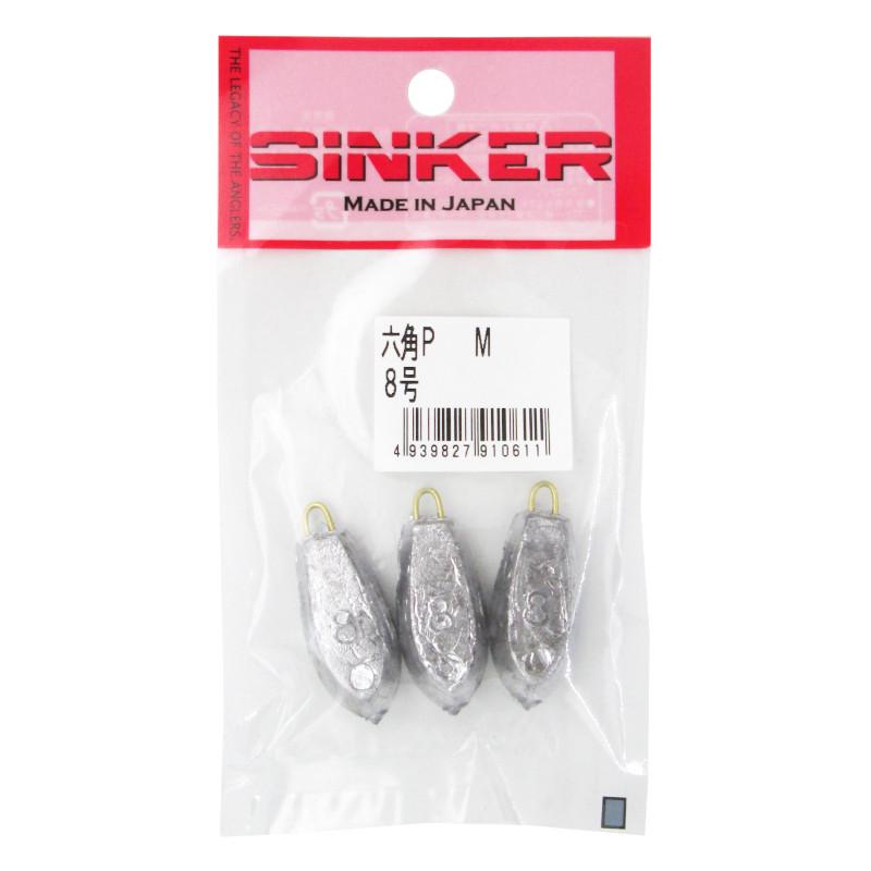 108円 かわいい 関門工業 カラーオモリ 赤 ナス型 3号 ゆうパケット 363円