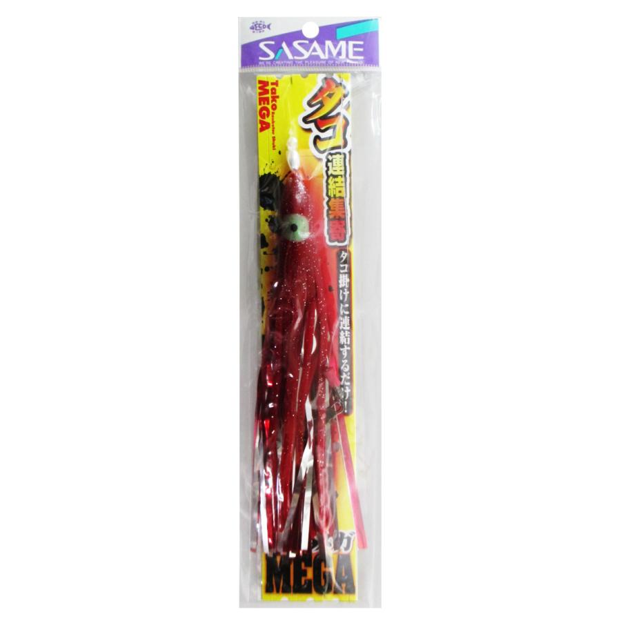 ささめ針 特選タコ連結集奇メガ Tks21 赤 ゆうパケット 釣具のポイント 通販 Paypayモール