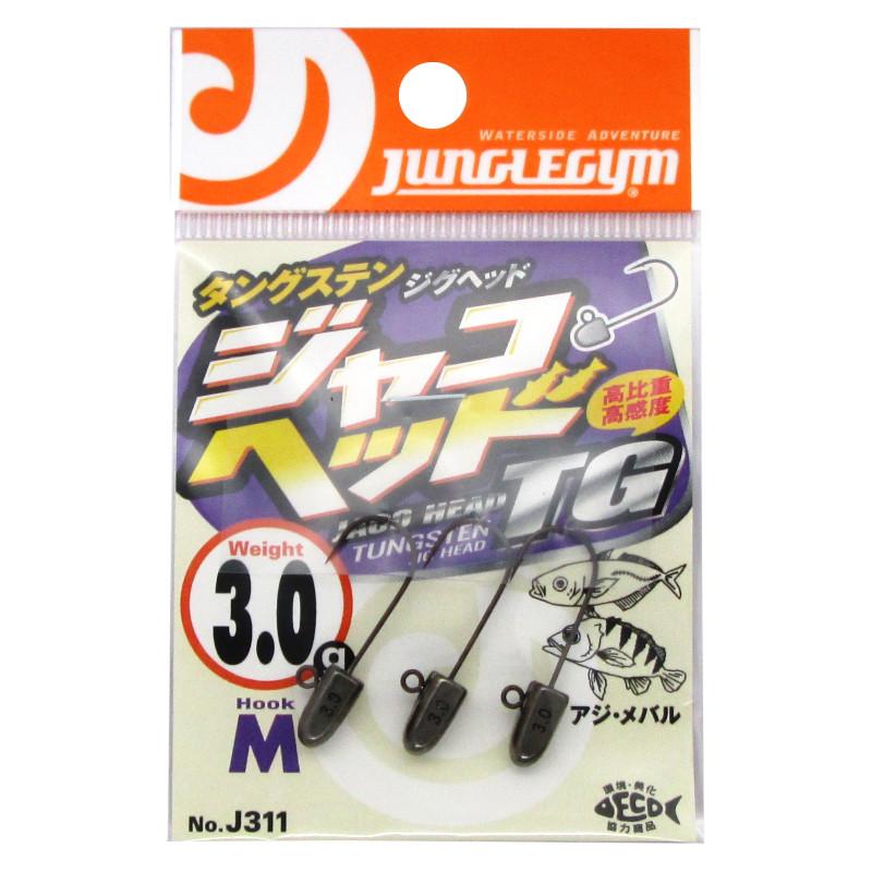 ささめ針 ジャングルジム ジャコヘッドTG M 3.0g J311【ゆうパケット