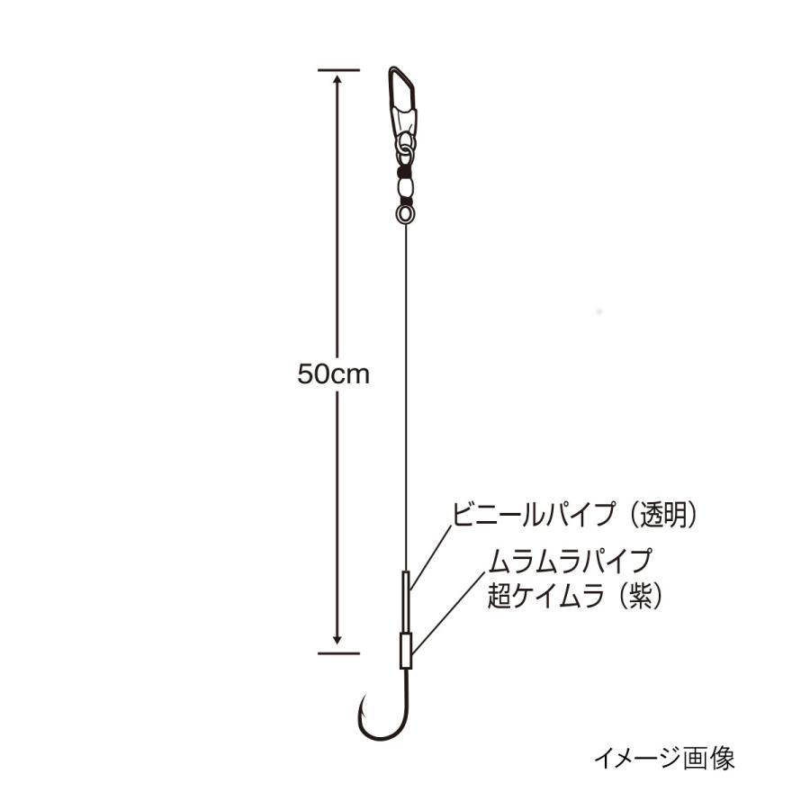 ささめ針 太刀魚銀座 超貫通喰わせストレート E-914 Lサイズ 針2/0号-ハリス7号【ゆうパケット】｜point-i｜02