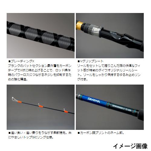 DAIWA（ダイワ） 船竿 玄界灘 X 73−225 : 釣具のポイント