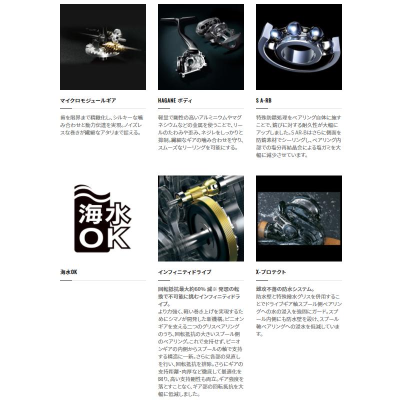 現品限り】 シマノ ジギングリール オシアジガー 2000NRMG 右ハンドル