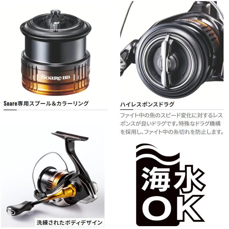 シマノ（SHIMANO） スピニングリール ソアレ BB C2000SSPG アジング