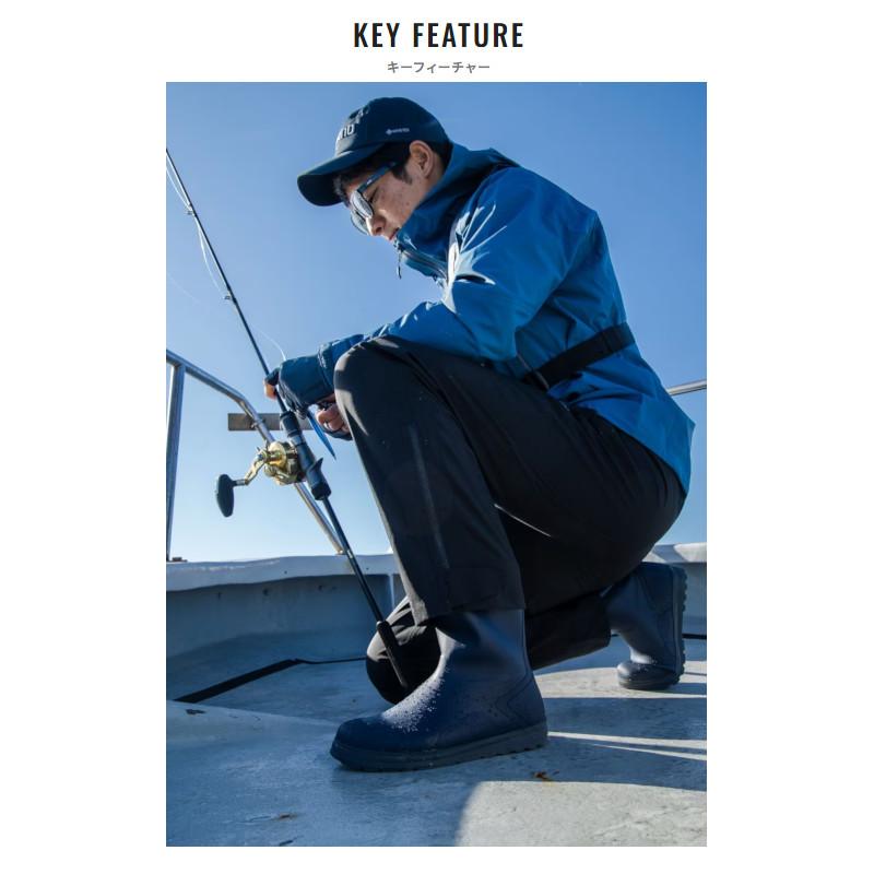 シマノ フットウェア ショートデッキブーツ L チャコール FB-341X シマノ（SHIMANO） フットウェア ショートデッキブーツ L チャコール