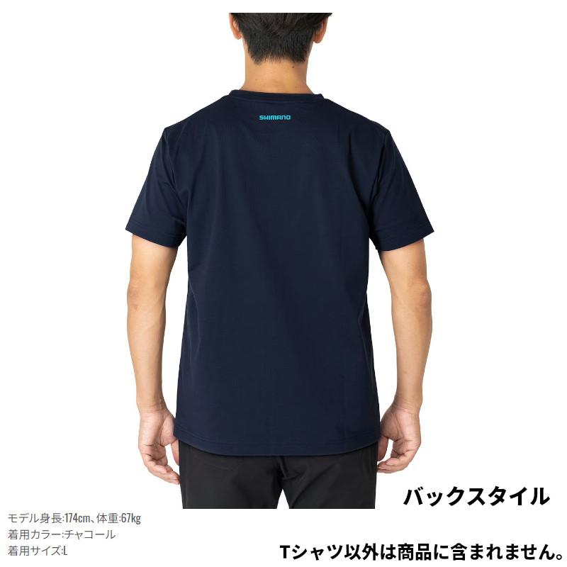 シマノ ウェア ドライロゴTシャツ ショートスリーブ XL ピュアネイビー SH-021W｜point-i｜02