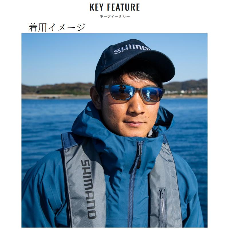 シマノ（SHIMANO） 偏光グラス STL302 クリアグレー/トゥルービュー