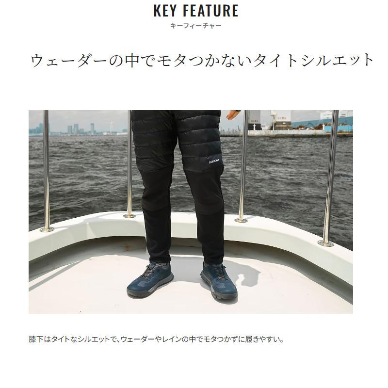 シマノ（SHIMANO） 防寒ウェア ハイブリッド ダウンパンツ M ブラック
