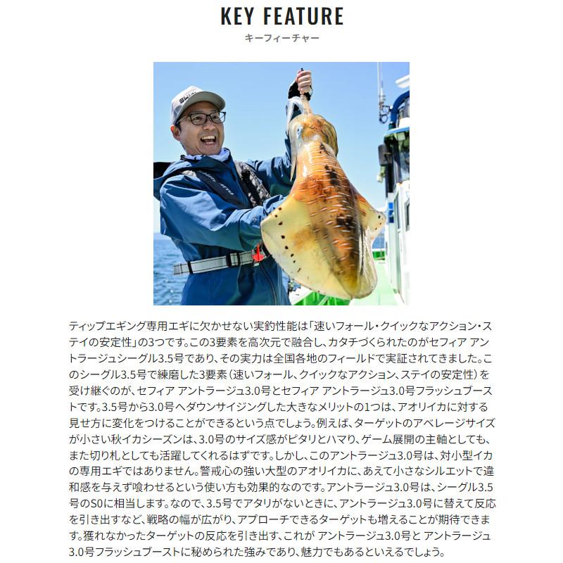 シマノ（SHIMANO） エギ セフィア アントラージュ 3.0号 006 フル