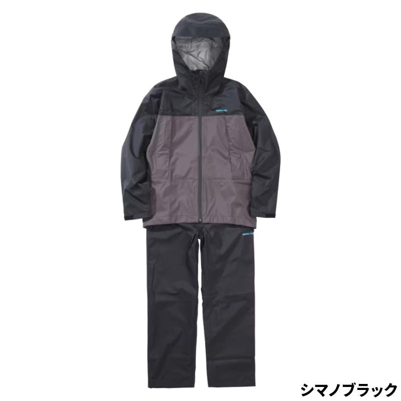 シマノ（SHIMANO） ウェア 3レイヤー レインスーツ シマノブラック XL