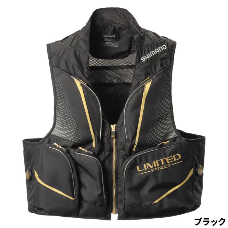 シマノ　リミテッドプロ　鮎ベスト　2XL シマノ（SHIMANO） ウェア リミテッドプロ 2WAYベスト 2XL ブラック VE