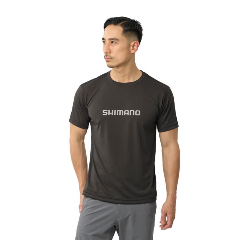 SHIMANO フィッシングウェア M ブラック シマノ（SHIMANO） 【現品限り】 ウェア サンプロテクションTシャツ