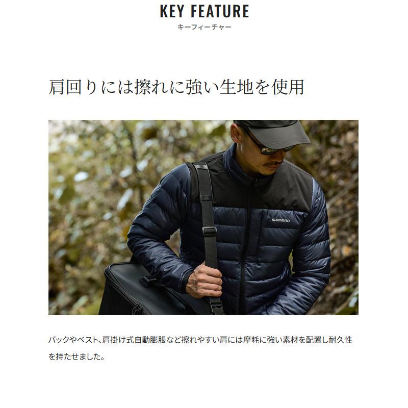 SHIMANO WJ-012Xテックダウンジャケットブラック L 1度のみ着用 楽天市場】シマノ(SHIMANO) WJ-012X テックダウン ジャケット 全5
