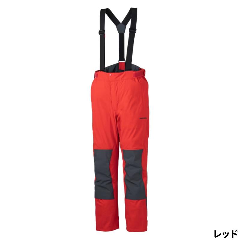 Shimano フィッシングパンツ XL ホワイト/レッド シマノ（SHIMANO） ウェア GTX-ST アングラーズシェル プロパンツ05 XL