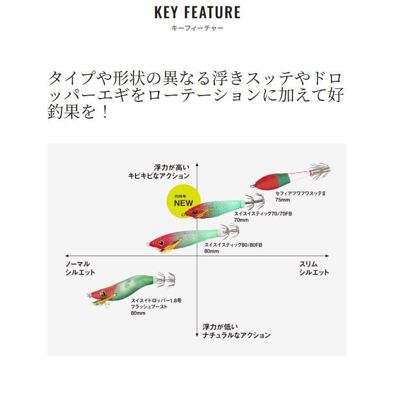 シマノ（SHIMANO） セフィア スイスイスティック 80 フラッシュ
