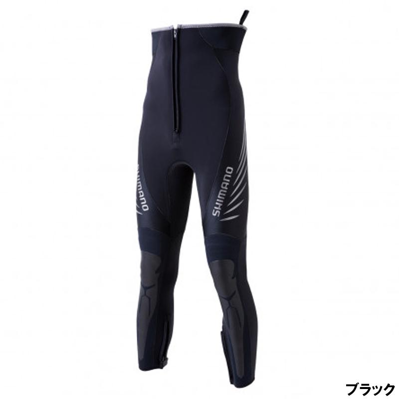 シマノ（SHIMANO） ブラックパールフィット鮎タイツ 2.5mm MA ブラック