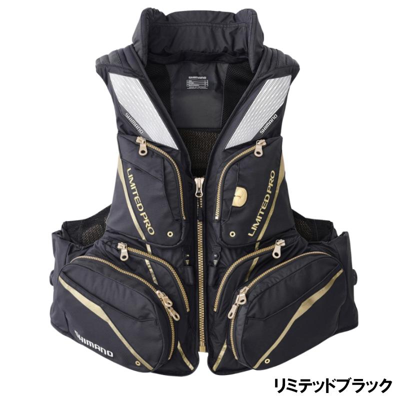 SHIMANO LIMITED PRO ライフジャケット 黒 SHIMANO LIMITED PRO ライフジャケット 黒