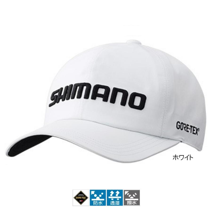シマノ Gore Tex ベーシックレインキャップ Ca 010s フリー ホワイト 釣具のポイント 通販 Paypayモール