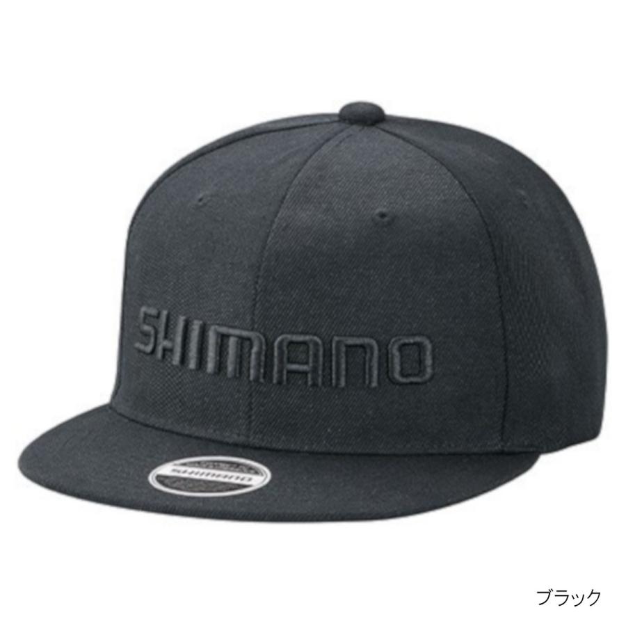 シマノ ベーシックフラットキャップ Ca 066t フリー ブラック 釣具のポイント 通販 Paypayモール