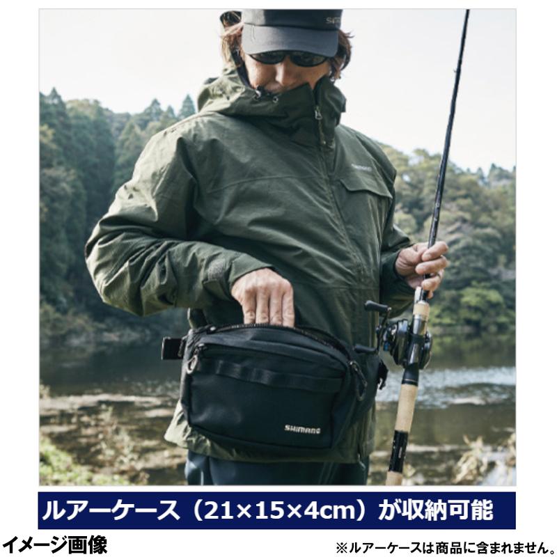 シマノ（SHIMANO） ミニヒップバッグ ブラック [BW-026T] : 釣具の