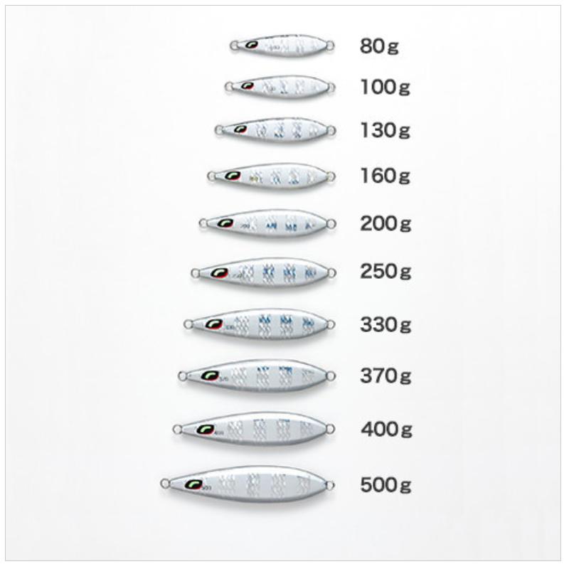 シマノ ジグ オシア ウイングフォール 250g 001 ゼブラグロー JV-F25T｜point-i｜04