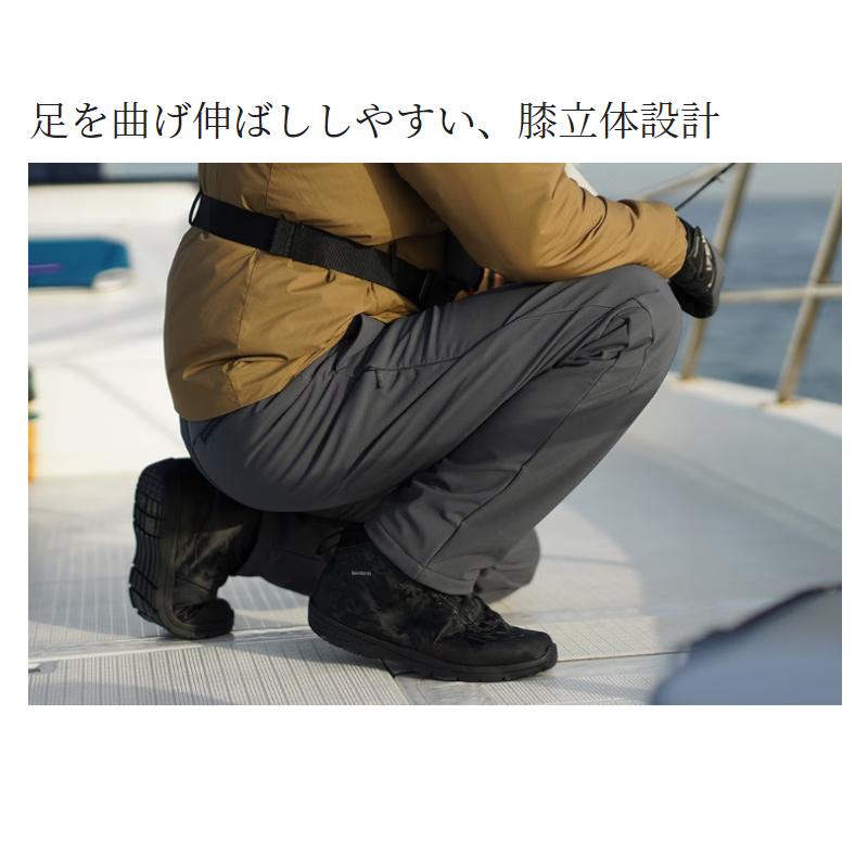 シマノ 防寒ウェア オプティマル パンツ XL チャコール WP-030W｜point-i｜06