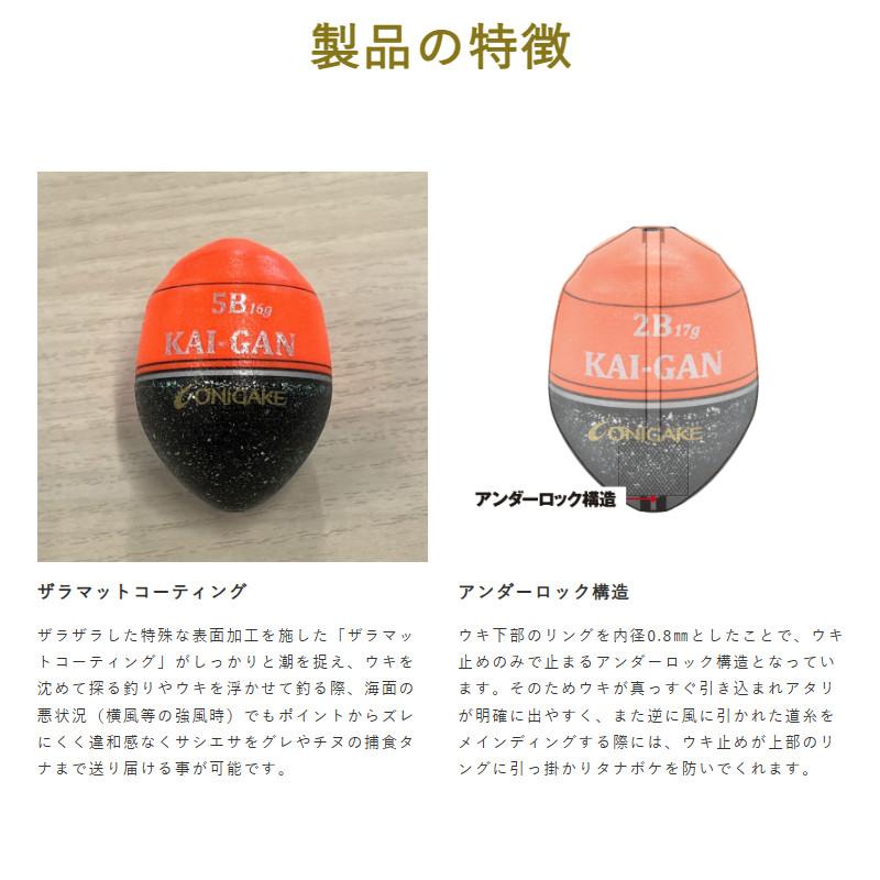 Hayabusa（ハヤブサ） 鬼掛ふかせウキKAI-GAN-w 2B 16.オレンジ YG300G
