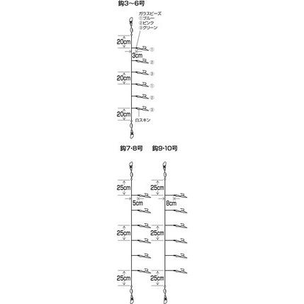 ＨＳ１３５ ９ー２号 小アジ専科 １３５白スキン【ゆうパケット】｜point-i｜03