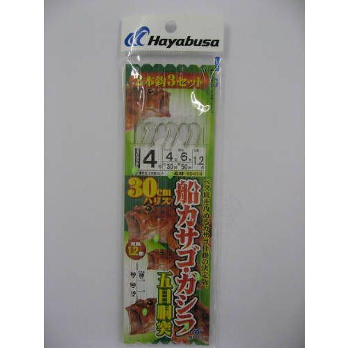 船カサゴ・ガシラ五目胴突2本鈎 SD818 針4号-ハリス4号【ゆうパケット】｜point-i｜03