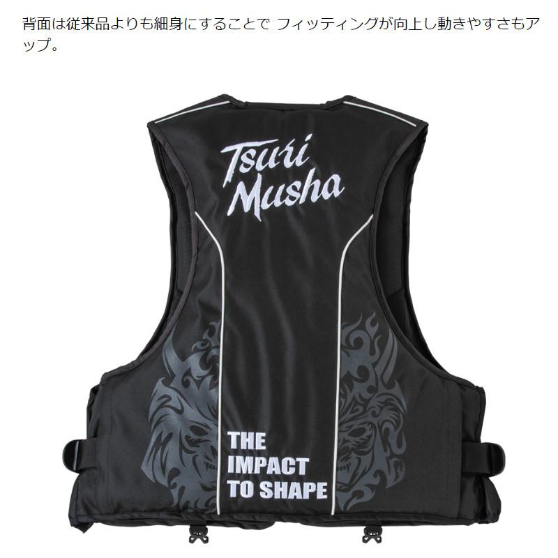 ライフジャケット 釣武者 Mushaフェイス コーデュラフローティング