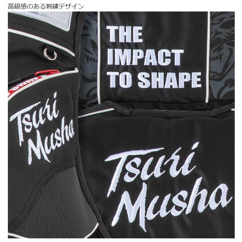 d*9様 【未使用】釣武者 Mushaフェイス コーデュラ フローティングベスト ライフジャケット 釣武者 Mushaフェイス コーデュラフローティング