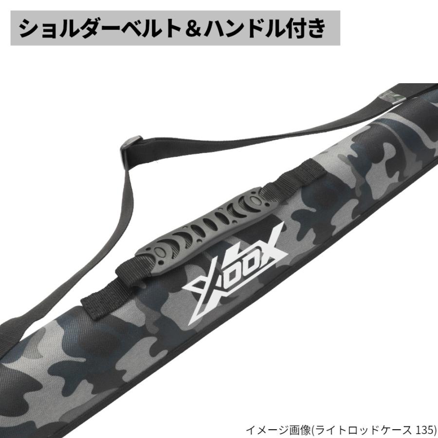 現品限り】 XOOX ライトロッドケース 115 グレーカモフラ : 釣具の