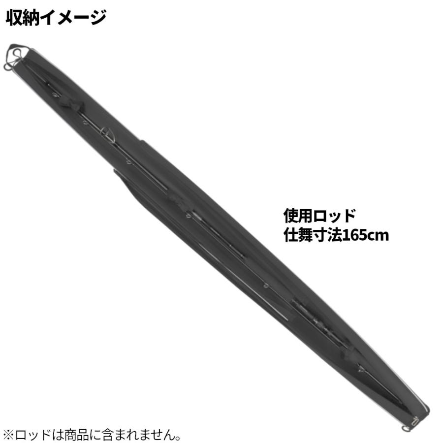 XOOX エクスパンションロッドケース 120-215cm ブラック : 釣具の