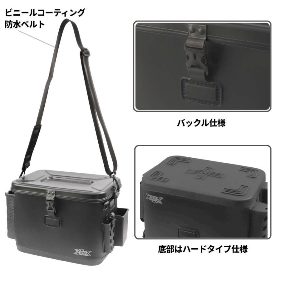 XOOX EVAライトタックルバッグ 33cm ブラック : 釣具のポイント - 通販