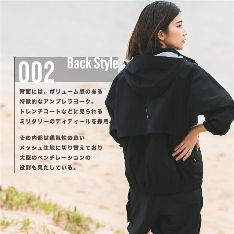 ウェア Oraio(オライオ) 2.5層 ウォータープルーフ ジャケット 2XL ブラック_3
