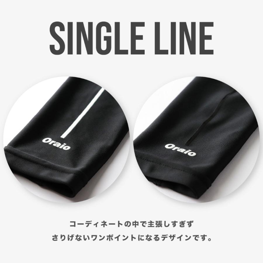 ウェア Oraio(オライオ) アームカバー S ブラック【ゆうパケット】｜point-i｜08