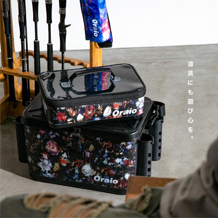 Oraio(オライオ) EVA タックルバッグ 40cm ライクアフラワー : 釣具の