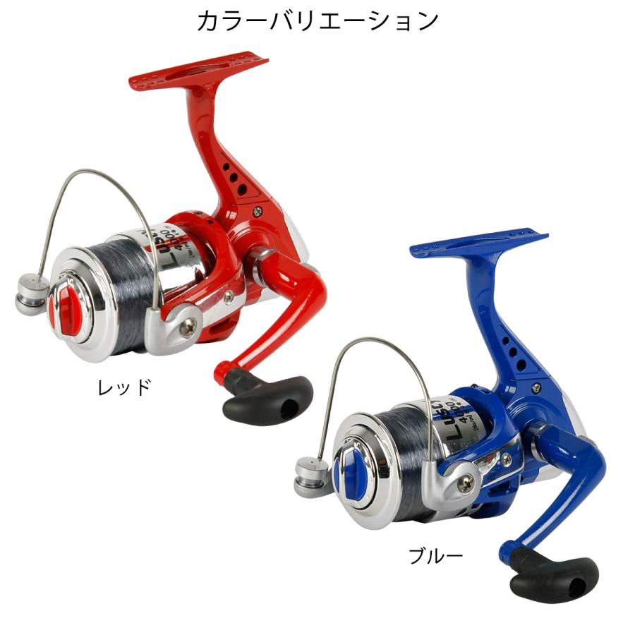 アウトレット】 スピニングリール スマイルシップ Lusty 4000 ブルー
