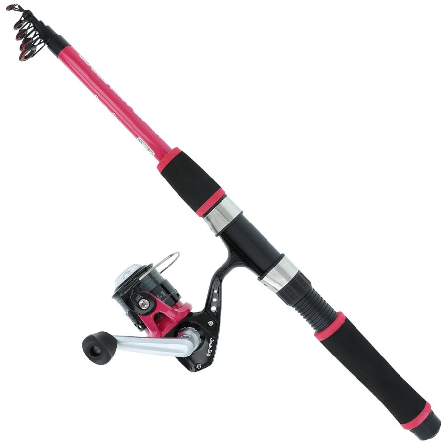 スマイルシップ 釣り竿 セット180cm ショッキングピンク サビキ釣り ちょい投げ釣り レビューを書けば送料当店負担