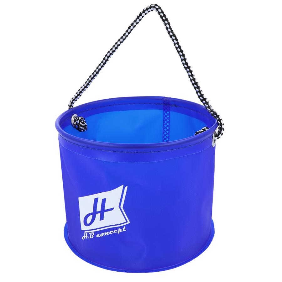 H.B コンセプト EVA 水くみ丸バケツ 18cm ブルー concept : 釣具の