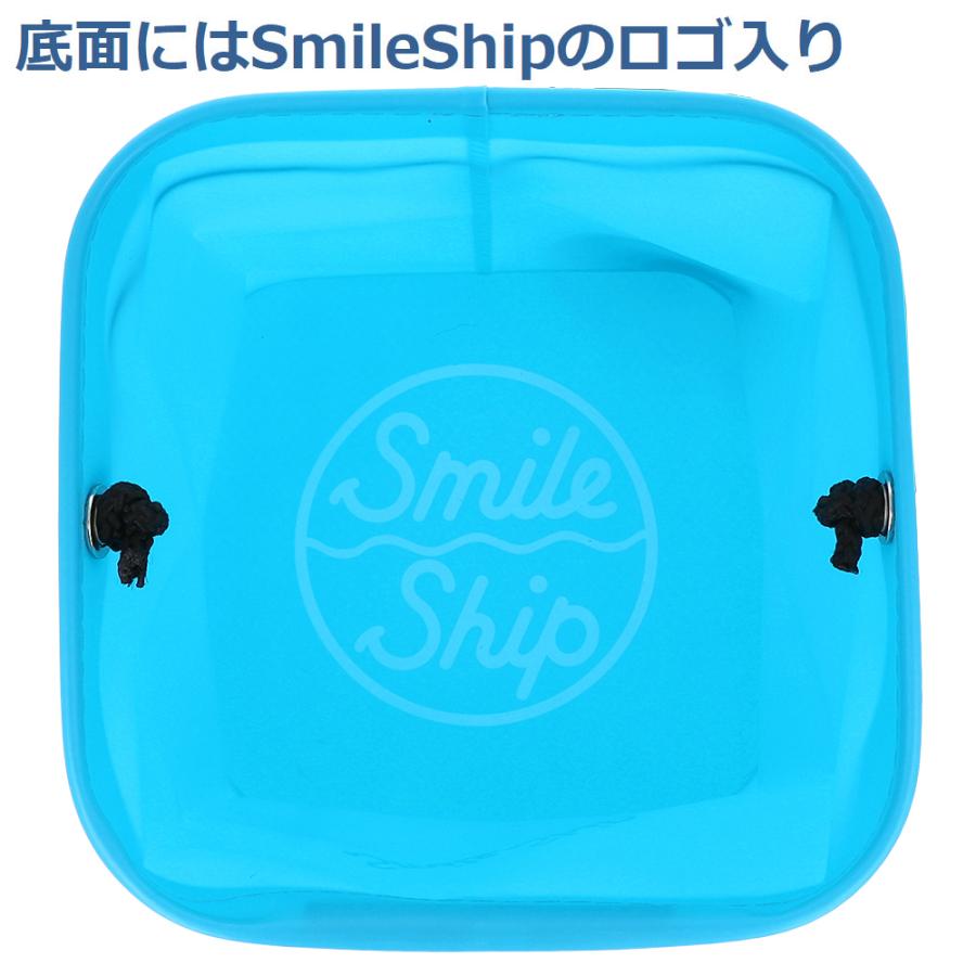 スマイルシップ EVA 反転水くみ角バケツ 錘付 18cm ブルー SmileShip