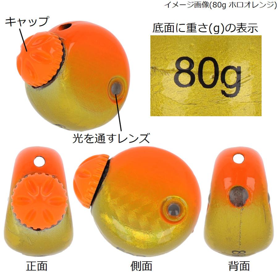 リアルメソッド フラッシュスライド タイラバヘッド 100g ホロオレンジ [特許取得] REAL METHOD｜point-i｜02
