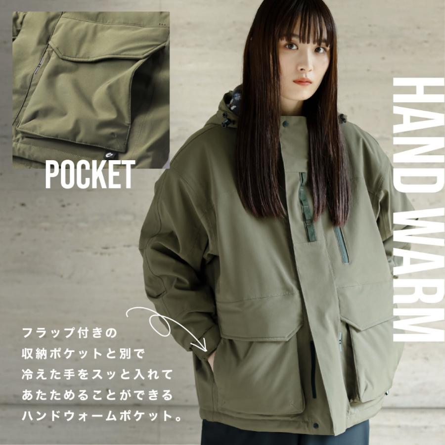 防寒ウェア Oraio(オライオ) ウィンタージャケット L カーキ (防寒