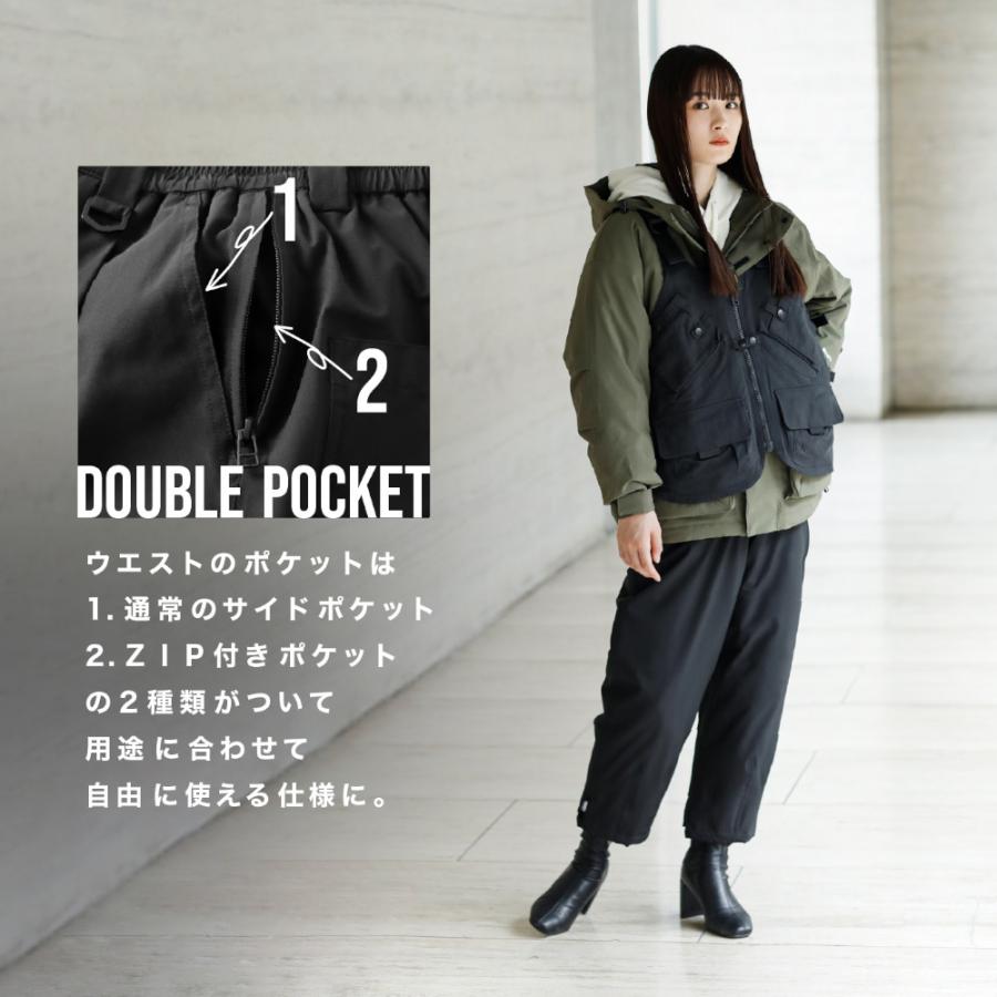 防寒ウェア Oraio(オライオ) ウィンターバルーンパンツ 2XL ブラック (防寒) 防寒ウェア Oraio(オライオ) ウィンターバルーンパンツ 2XL ブラック