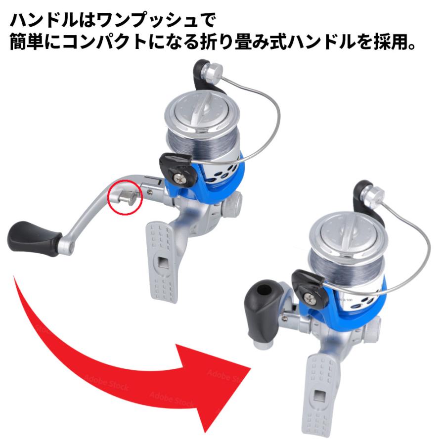 アウトレット】 スピニングリール スマイルシップ BN-1 小型糸付き
