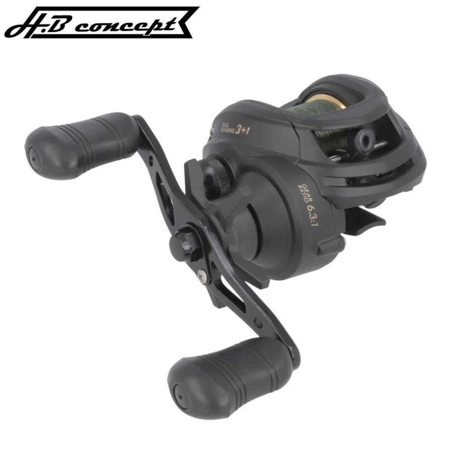 ベイトリール H.B コンセプト ブラックシュート RH 右ハンドル 爆買