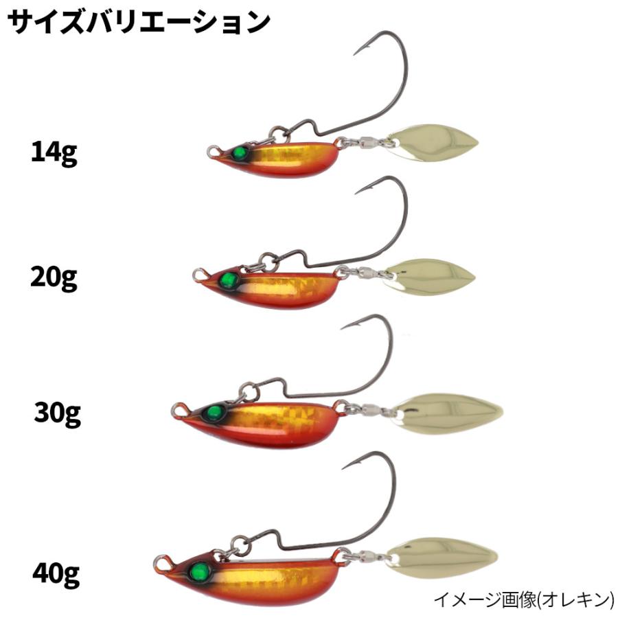 ルアー ファルケン R パフィン 14g ゼブラグローグリーン【ゆうパケット】｜point-i｜04