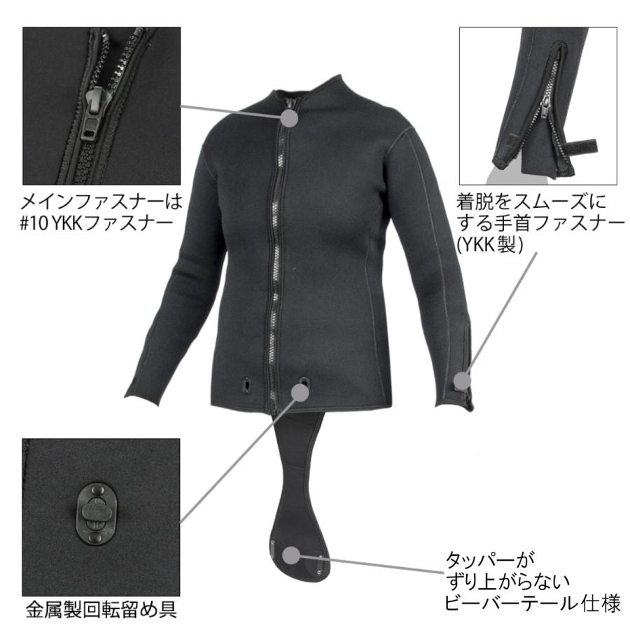 H.B コンセプト ウェットスーツII 5mm 3LB ブラック H.B concept | ブランド登録なし | 02