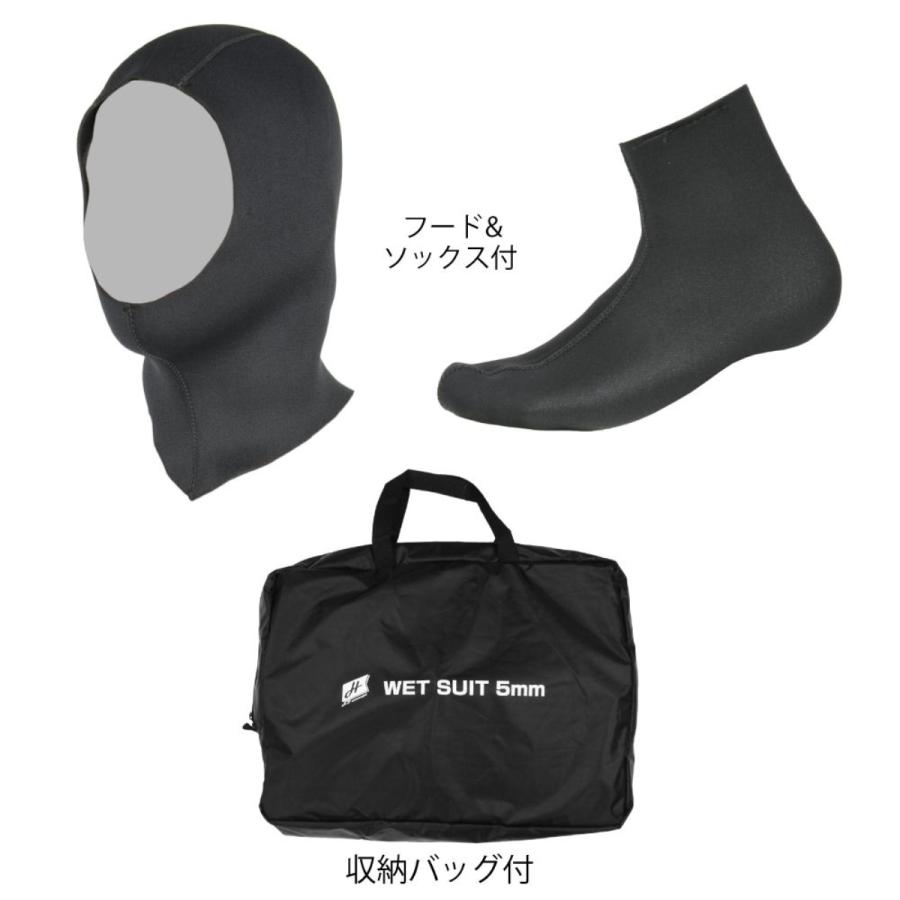 H.B コンセプト ウェットスーツII 5mm 3LB ブラック H.B concept | ブランド登録なし | 04